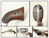 NAVY marked CIVIL WAR Antique WHITNEY .36 Revolver Solid Frame Revolver of Fordyce Beals Lineage - 1 of 18