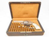 ENGRAVED Antique SMITH & WESSON .38 S&W Safety Hammerless Revolver Lemon Squeezer With Personalized, Initialed Case “T.H.H.” - 8 of 21