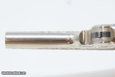 ENGRAVED Antique SMITH & WESSON .38 S&W Safety Hammerless Revolver Lemon Squeezer With Personalized, Initialed Case “T.H.H.” - Image 20 of 21