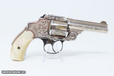 ENGRAVED Antique SMITH & WESSON .38 S&W Safety Hammerless Revolver Lemon Squeezer With Personalized, Initialed Case “T.H.H.” - Image 19 of 21