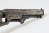 CASED & INSCRIBED Factory Engraved GUSTAVE YOUNG COLT M1849 POCKET Revolver Presented from the Company to its Sergeant Wilbur Henry - 25 of 25