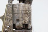 CASED & INSCRIBED Factory Engraved GUSTAVE YOUNG COLT M1849 POCKET Revolver Presented from the Company to its Sergeant Wilbur Henry - 20 of 25