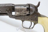 CASED & INSCRIBED Factory Engraved GUSTAVE YOUNG COLT M1849 POCKET Revolver Presented from the Company to its Sergeant Wilbur Henry - 8 of 25