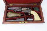 CASED & INSCRIBED Factory Engraved GUSTAVE YOUNG COLT M1849 POCKET Revolver Presented from the Company to its Sergeant Wilbur Henry - 4 of 25
