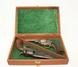 2 Antique .31 COLTs: BABY DRAGOON & 1849 Pocket Cased Set Made in 1849 & 1862 Respectively - 2 of 25