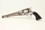 SILVER PLATED Antique .44 REMINGTON New Model ARMY
US Inspected with Period Open Top Gunfighter Holster! - 5 of 22
