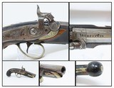 ENGRAVED Antique JOHN WURFFLEIN “PHILADELPHIA DERINGER” Percussion Pistol Period & Quality Copy of Henry Deringer’s Famous Pistol - 1 of 16
