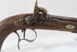 CASED Pair of CONTINENTAL EUROPEAN DUELING Pistols by BAUCHERON-PIRMET .50 FINE Case Colored DUELERS Made Circa 1850 - 8 of 25