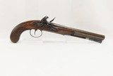 CASED PAIR Flintlock Pistols by THOMAS CLARK EXETER CHANGE LONDON DUELING Lovely Early 19-Century Matched Set! - 24 of 25