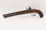 CASED PAIR Flintlock Pistols by THOMAS CLARK EXETER CHANGE LONDON DUELING Lovely Early 19-Century Matched Set! - 6 of 25