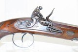 CASED PAIR Flintlock Pistols by THOMAS CLARK EXETER CHANGE LONDON DUELING Lovely Early 19-Century Matched Set! - 18 of 25