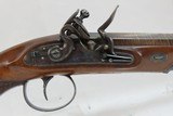 CASED PAIR Flintlock Pistols by THOMAS CLARK EXETER CHANGE LONDON DUELING Lovely Early 19-Century Matched Set! - 7 of 25