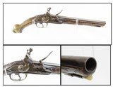 ENGRAVED 1700s EUROPEAN Antique FLINTLOCK .61 Caliber Pistol Italian With Unique Markings and a Beautifully Carved Stock! - 1 of 17