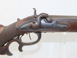 GERMANIC Antique JAEGER Hunter’s Rifle w CARVED Stock & WOODEN Patchbox .54 German/Swiss Alps Hunting Rifle from the 1800s! - 5 of 22