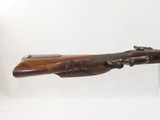 GERMANIC Antique JAEGER Hunter’s Rifle w CARVED Stock & WOODEN Patchbox .54 German/Swiss Alps Hunting Rifle from the 1800s! - 10 of 22