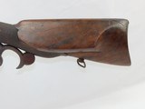 GERMANIC Antique JAEGER Hunter’s Rifle w CARVED Stock & WOODEN Patchbox .54 German/Swiss Alps Hunting Rifle from the 1800s! - 19 of 22