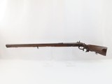 GERMANIC Antique JAEGER Hunter’s Rifle w CARVED Stock & WOODEN Patchbox .54 German/Swiss Alps Hunting Rifle from the 1800s! - 18 of 22