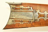NEW YORK Antique EAGLE Engraved Patchbox “J. HALL” Signed FRONTIER Rifle
1840s Percussion Plains Rifle with Beautiful Décor! - 2 of 24