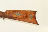NEW YORK Antique EAGLE Engraved Patchbox “J. HALL” Signed FRONTIER Rifle
1840s Percussion Plains Rifle with Beautiful Décor! - 21 of 24