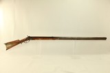 NEW YORK Antique EAGLE Engraved Patchbox “J. HALL” Signed FRONTIER Rifle
1840s Percussion Plains Rifle with Beautiful Décor! - 4 of 24
