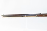GOLD MINING CALIFORNIA TOWN Antique B.B. BIGELOW.41 Caliber LONG RIFLE Made in MARYSVILLE, CALIFORNIA with Patriotic Patchbox! - 20 of 22