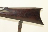 1860s Antique ETHAN ALLEN Frontier Handy Rifle With Period Tang Aperture Sight & Leather Sling! - 4 of 22