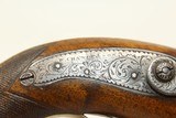 LONDON Antique CHANCE & SON English BELT Pistol ENGRAVED Self Defense Travelling Belt Pistol! - 6 of 17