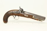 LONDON Antique CHANCE & SON English BELT Pistol ENGRAVED Self Defense Travelling Belt Pistol! - 2 of 17