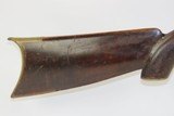 Unique 1890 COCHRAN & RAISON Pistol Grip AMERICAN Percussion Long Rifle
Double Set Triggers & Canine Engraving! - 4 of 20