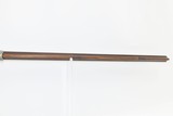 Unique 1890 COCHRAN & RAISON Pistol Grip AMERICAN Percussion Long Rifle
Double Set Triggers & Canine Engraving! - 12 of 20