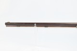 Unique 1890 COCHRAN & RAISON Pistol Grip AMERICAN Percussion Long Rifle
Double Set Triggers & Canine Engraving! - 20 of 20