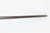 Unique 1890 COCHRAN & RAISON Pistol Grip AMERICAN Percussion Long Rifle
Double Set Triggers & Canine Engraving! - 15 of 20