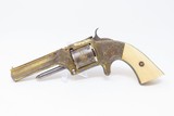 JOHN DICKSON of EDINBURGH Scotland SMITH & WESSON No. 2 Old ARMY Revolver CASED, ENGRAVED, IVORY and GOLD PLATE! - 5 of 25