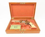 JOHN DICKSON of EDINBURGH Scotland SMITH & WESSON No. 2 Old ARMY Revolver CASED, ENGRAVED, IVORY and GOLD PLATE! - 2 of 25