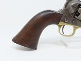 Early CIVIL WAR COLT Model 1860 ARMY REVOLVER Made in 1861 Antique .44 Cal 4-SCREW with Primitive CARVING of an EAGLE on the Grip! - 16 of 18