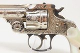 COASTAL Panel Scene ENGRAVED Antique SMITH & WESSON .38 S&W Revolver 1880s With Leather Bound PERIOD CASE & PEARL GRIPS! - 20 of 23