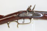 SIMEON MILLS Antique FLINTLOCK American Half Stock Smoothbore LONG RIFLE
With Interesting Patchbox - 5 of 18
