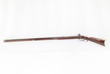 SIMEON MILLS Antique FLINTLOCK American Half Stock Smoothbore LONG RIFLE
With Interesting Patchbox - 13 of 18