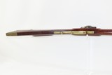 SIMEON MILLS Antique FLINTLOCK American Half Stock Smoothbore LONG RIFLE
With Interesting Patchbox - 8 of 18