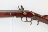 SIMEON MILLS Antique FLINTLOCK American Half Stock Smoothbore LONG RIFLE
With Interesting Patchbox - 15 of 18