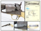 LETTERED US Army Shipped CIVIL WAR COLT Model 1860 ARMY Percussion REVOLVER 1 in an order of 1000 Shipped to FRANKFORD ARSENAL in BRIDESBURG, PA - 1 of 24