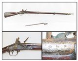 Antique 1818 Dated U.S. HARPERS FERRY Model 1816 Type III FLINTLOCK Musket
United States MILITARY MUSKET with BAYONET! - 1 of 23