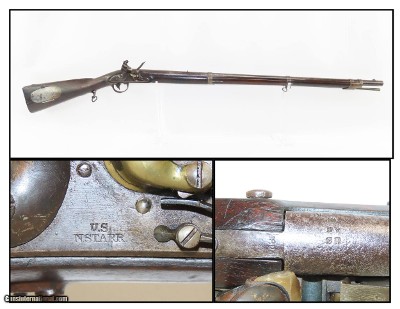 NATHAN STARR & COMPANY U.S. Contract Model 1817 Flintlock “COMMON RIFLE” “US” Marked 1 of 10,200 Contracted by Nathan Starr
