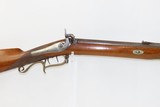NEW YORK CITY Antique DAVID LURCH Germanic JAEGER Rifle Double Set Triggers .40 Caliber Octagonal Barrel, 1860s! - 2 of 19