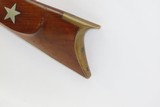 NEW YORK CITY Antique DAVID LURCH Germanic JAEGER Rifle Double Set Triggers .40 Caliber Octagonal Barrel, 1860s! - 18 of 19