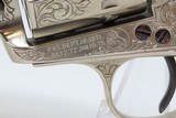 SOLID SILVER GRIPPED, ENGRAVED COLT SAA “Peacemaker” .38 SPECIAL Revolver 1st Generation Made in 1901! - 7 of 21