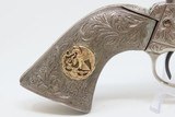 SOLID SILVER GRIPPED, ENGRAVED COLT SAA “Peacemaker” .38 SPECIAL Revolver 1st Generation Made in 1901! - 19 of 21