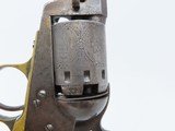 CIVIL WAR Era MANHATTAN FIRE ARMS CO. Series III Percussion POCKET Revolver
ENGRAVED With Multi-Panel CYLINDER SCENE - 6 of 19