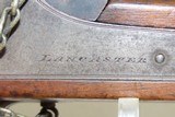 VERY RARE Antique 1850 LANCASTER PATENT Two-Band OVAL BORE Rifle-Musket 50 Bore Lancaster’s Patent Rifle! - 8 of 25