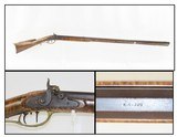 Antique A.S. JOY Marked Full-Stock .38 Cal. PERCUSSION American LONG RIFLE Kentucky Style Long Rifle Made in PITTSBURG, PENNSYLVANIA! - 1 of 20